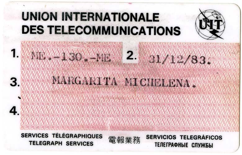 Credencial de Margarita Michelena (atribuido)